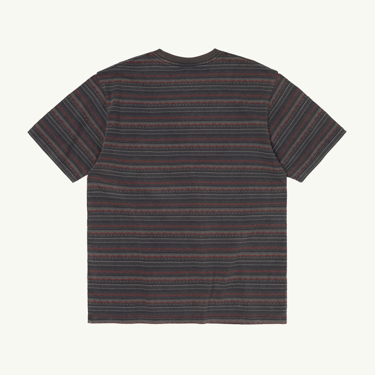 TINT x GRAMICCI Faded Striped Tee - Charcoal