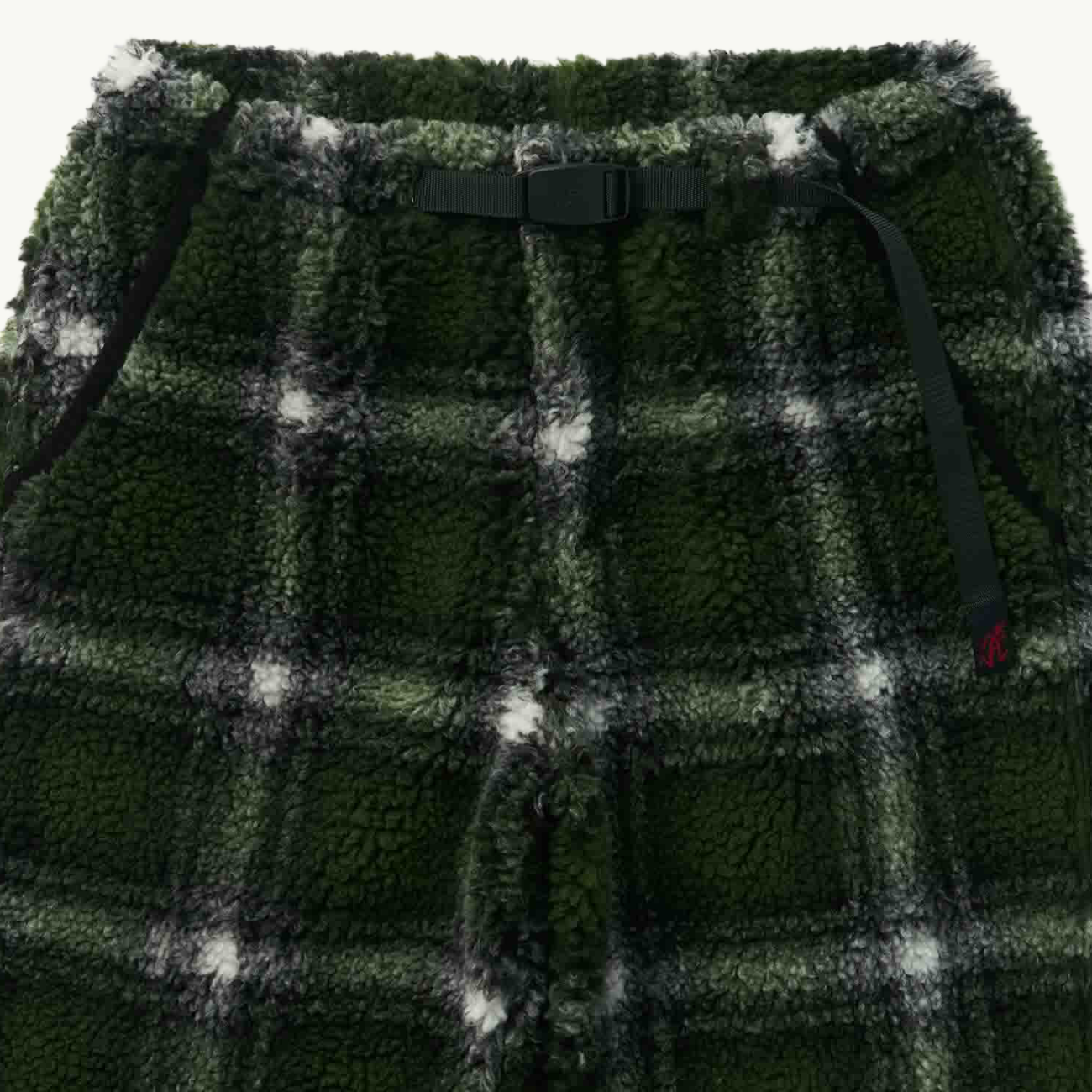 Shadow Plaid Sherpa Pant - Olive Shadow Plaid