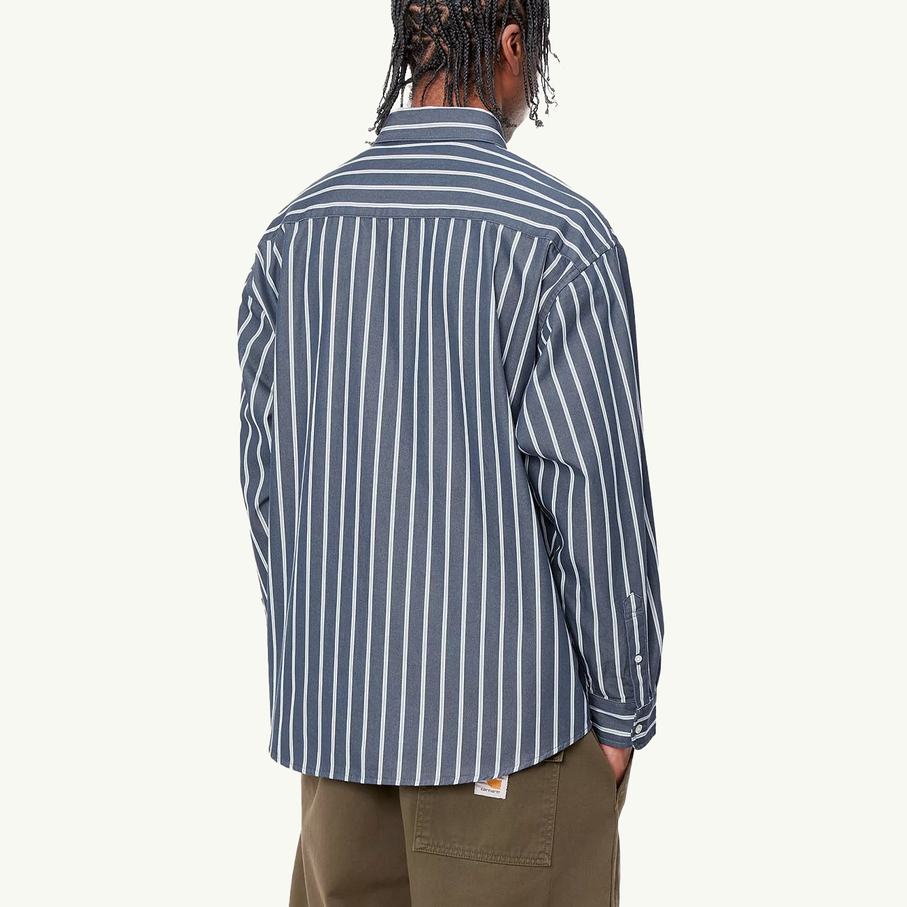 LS Signature Shirt - Betz Stripe/Air Force Blue