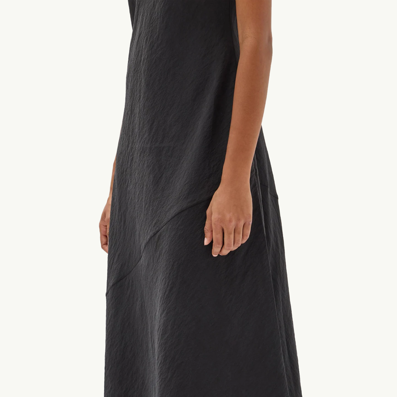 Heather Silk Blend Maxi Dress - Black