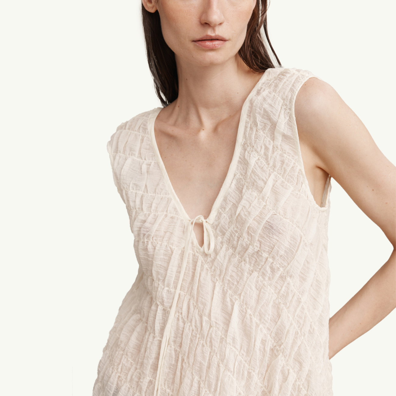 Blanche Top - Ivory