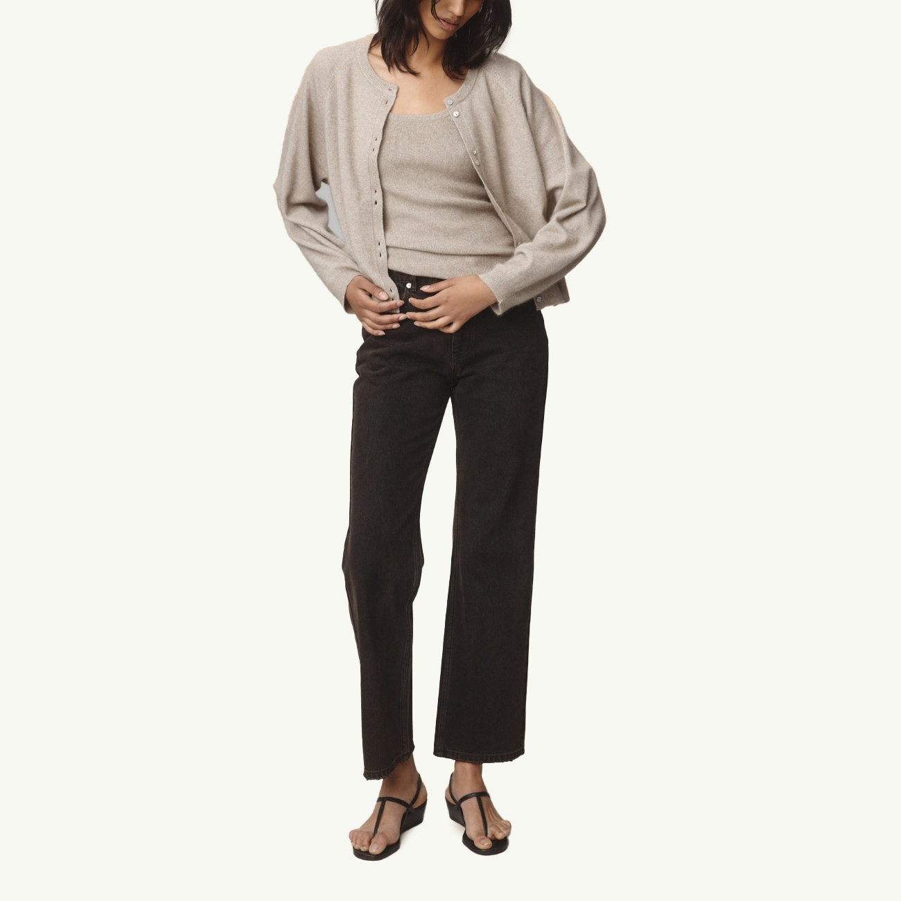 Babette Cardigan - Buff