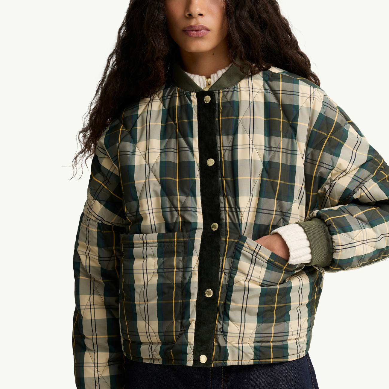 Ravenshill Reversible Quilted Jacket - Olive/Fern/Ancient