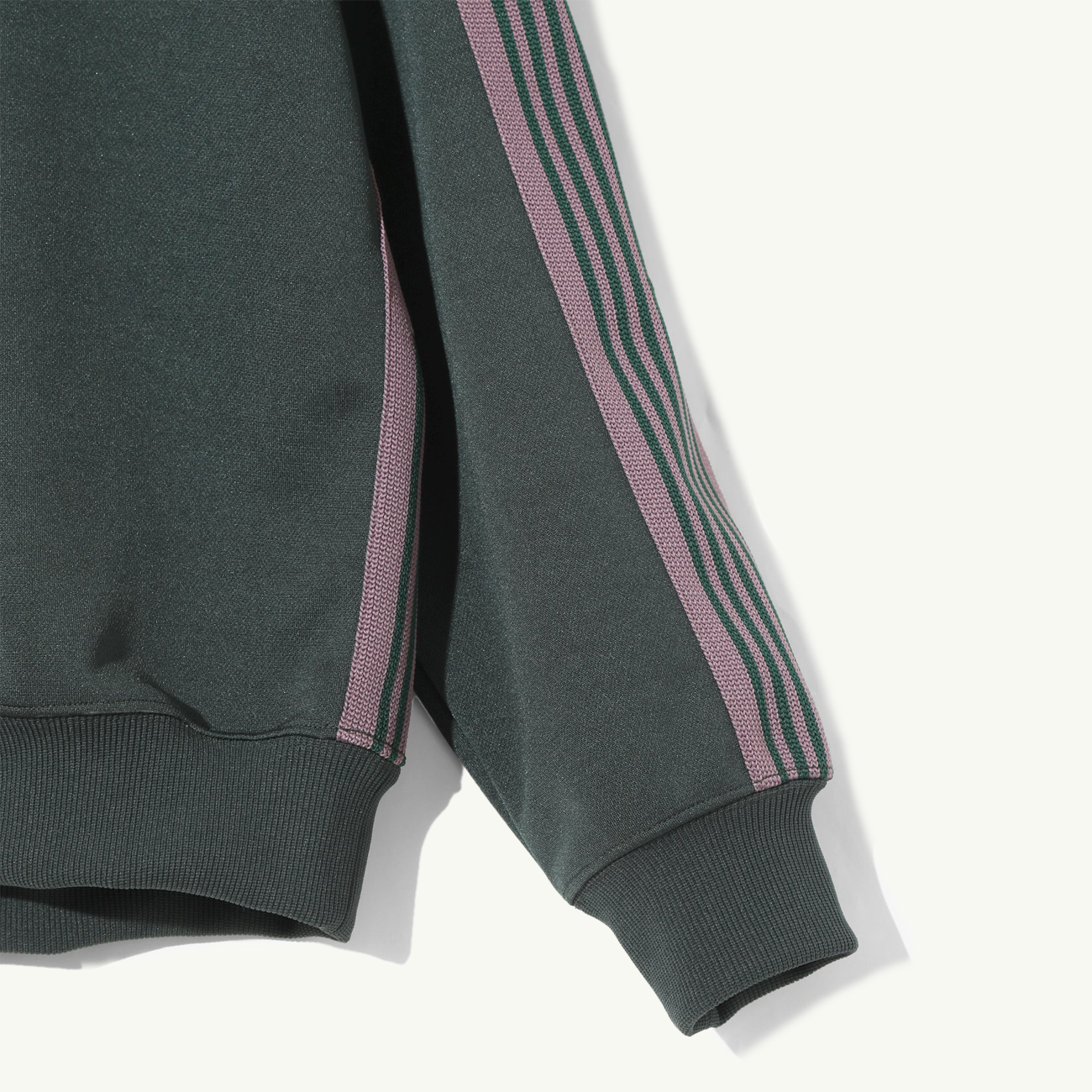 Track Crew Neck Shirt Poly Smooth - Green