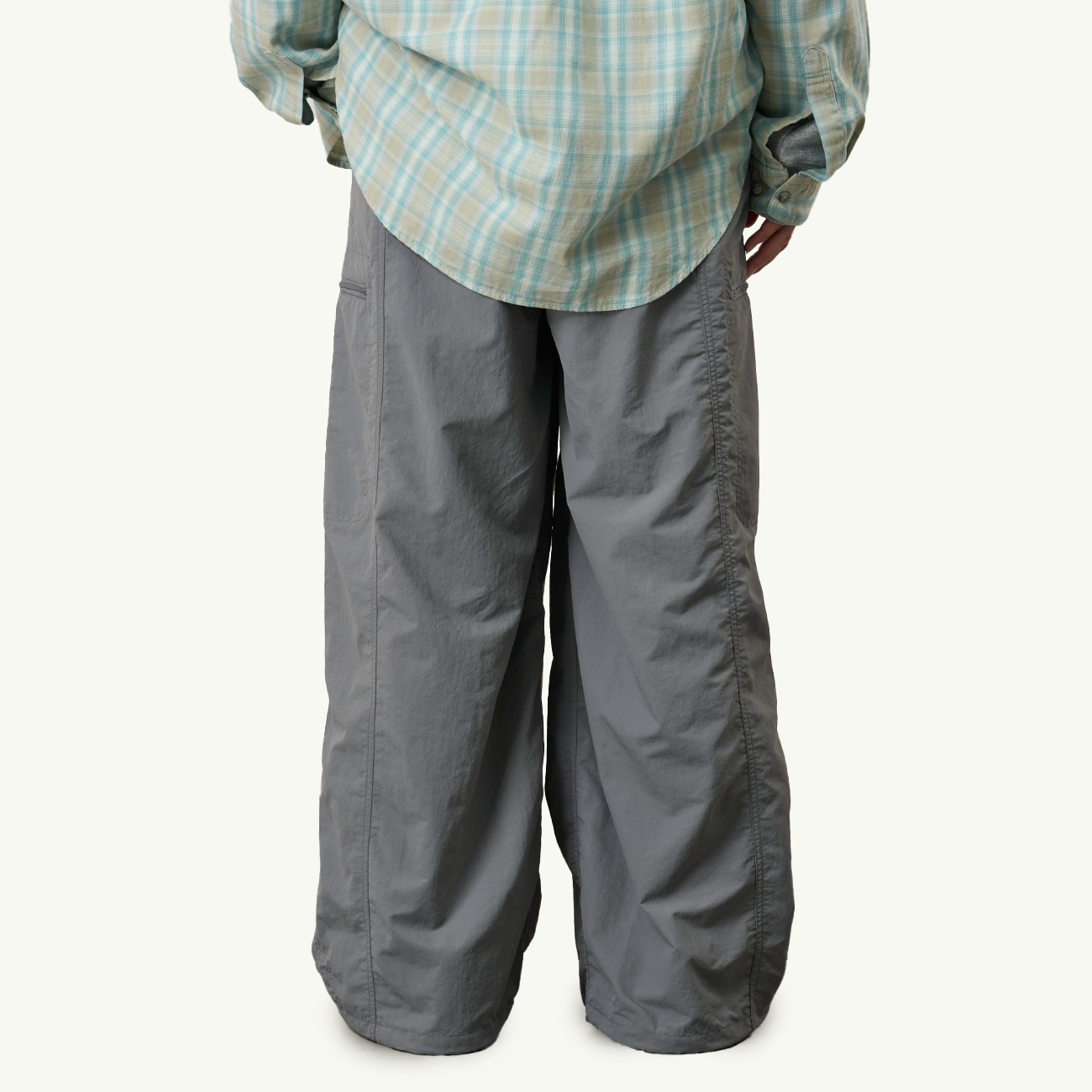 Women's Nylon Balloon Pant - Grey