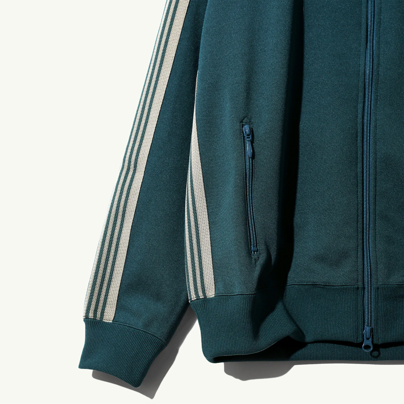 Track Jacket Poly Smooth - Green