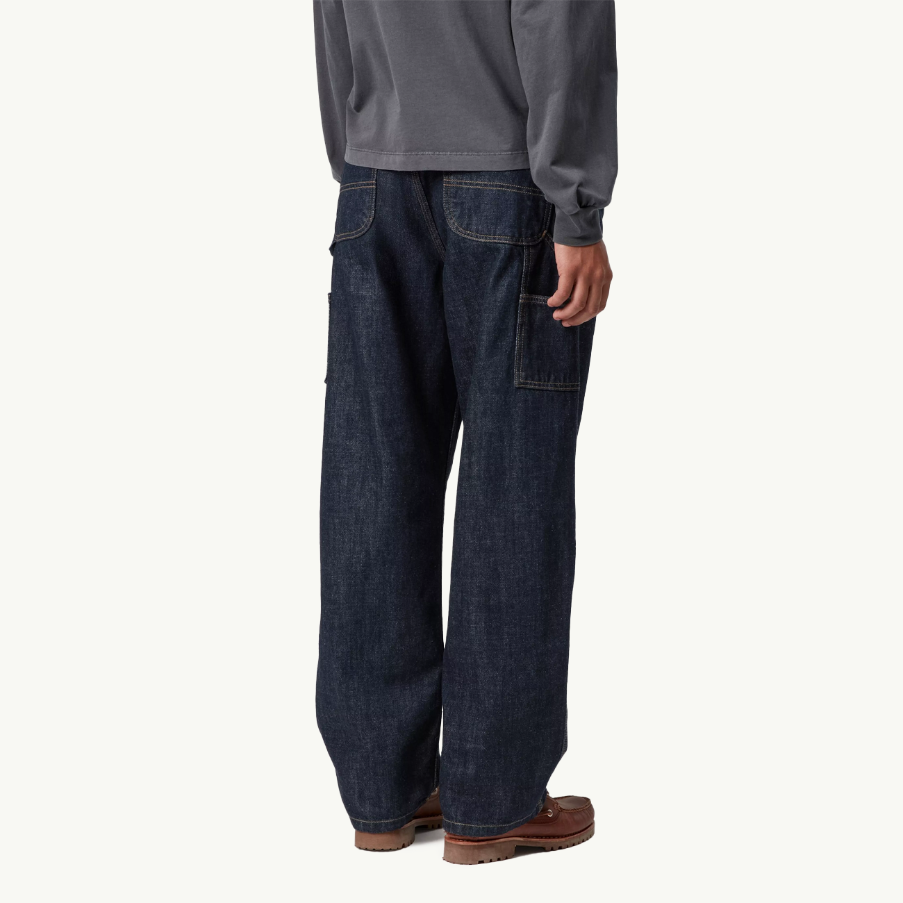 Women's Brandon Single Knee Pant - Blue Rinsed