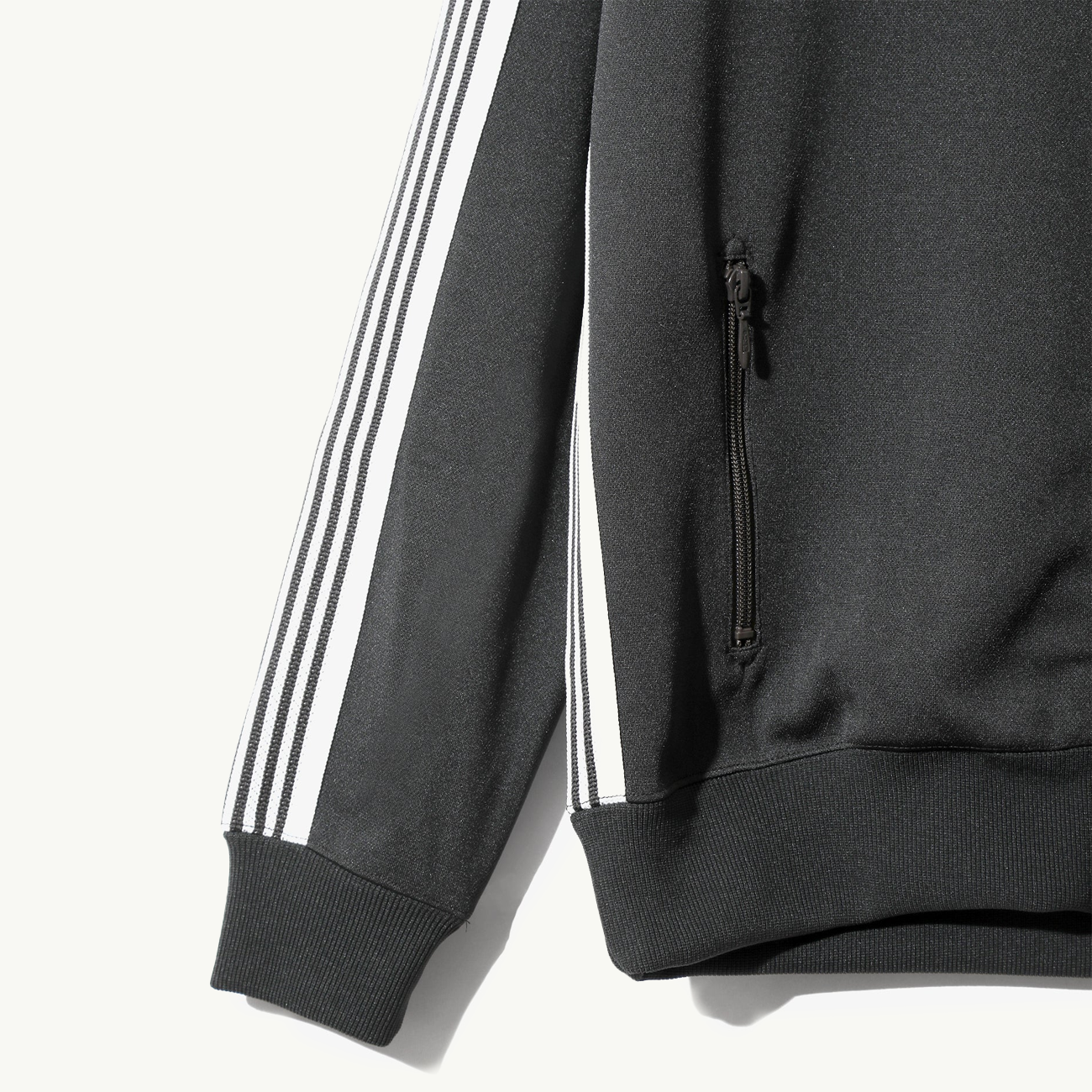 Women's Track Jacket Poly Smooth - Charcoal