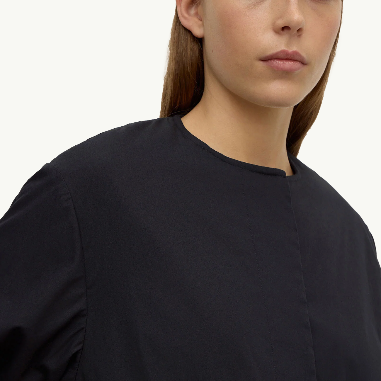 Zoie Padded Bomber Jacket - Navy