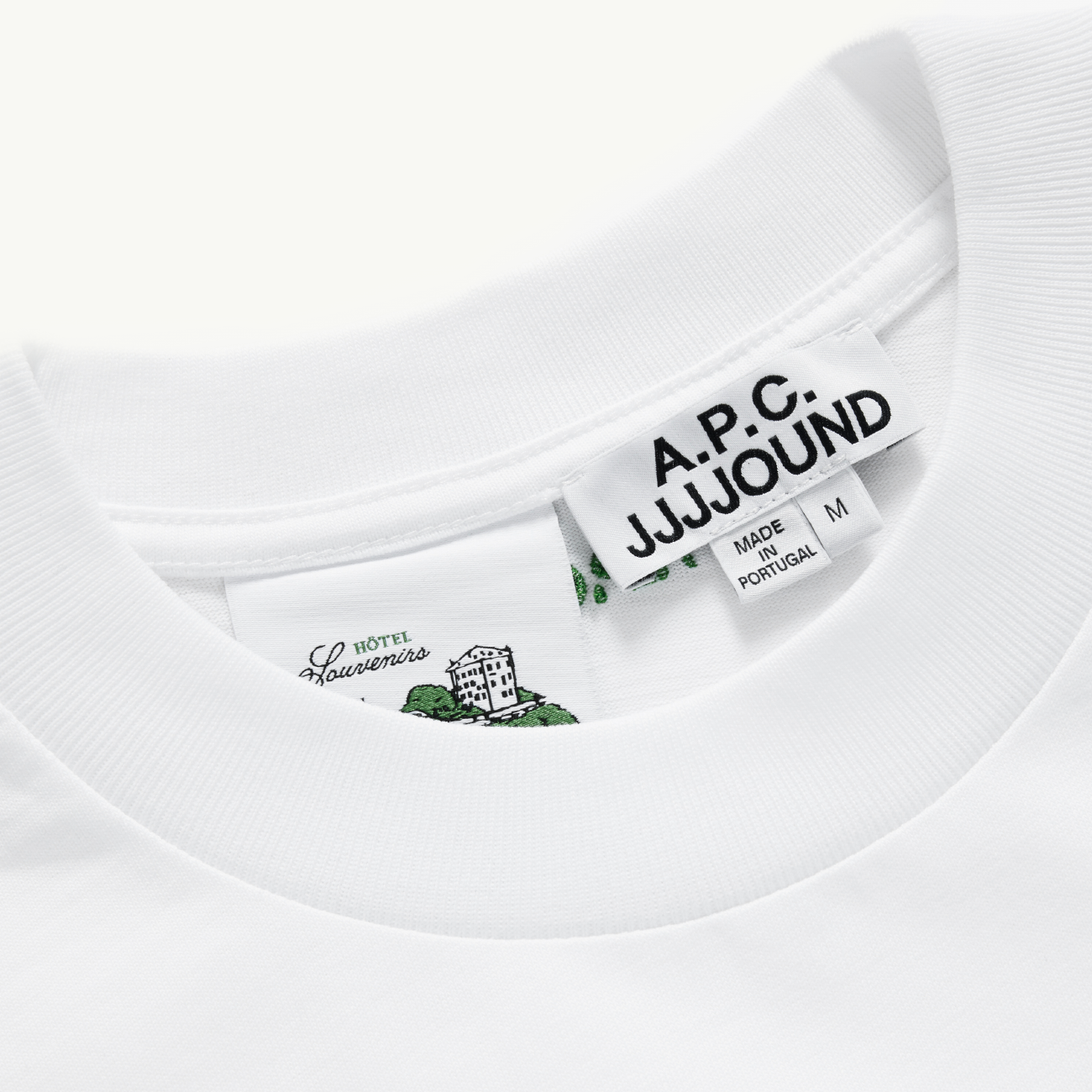 A.P.C. x JJJJound T-Shirt Hotel - Blanc