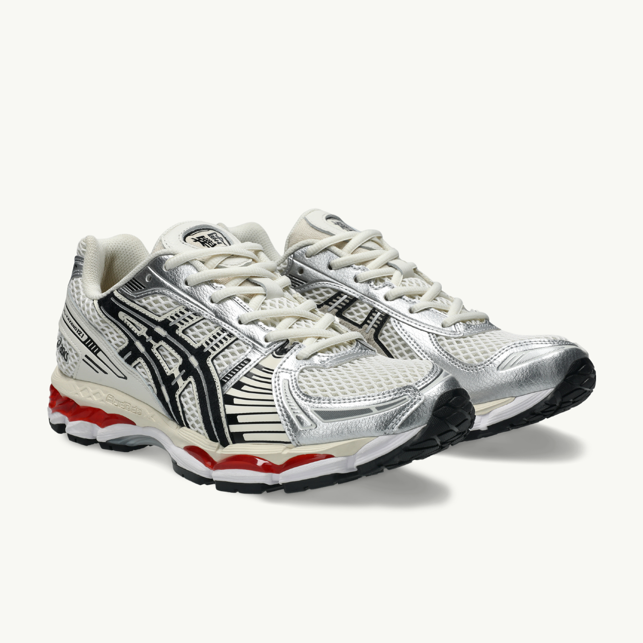 Lapstone & Hammer x Gel-Kayano 12.1 - Cream/Pure Silver