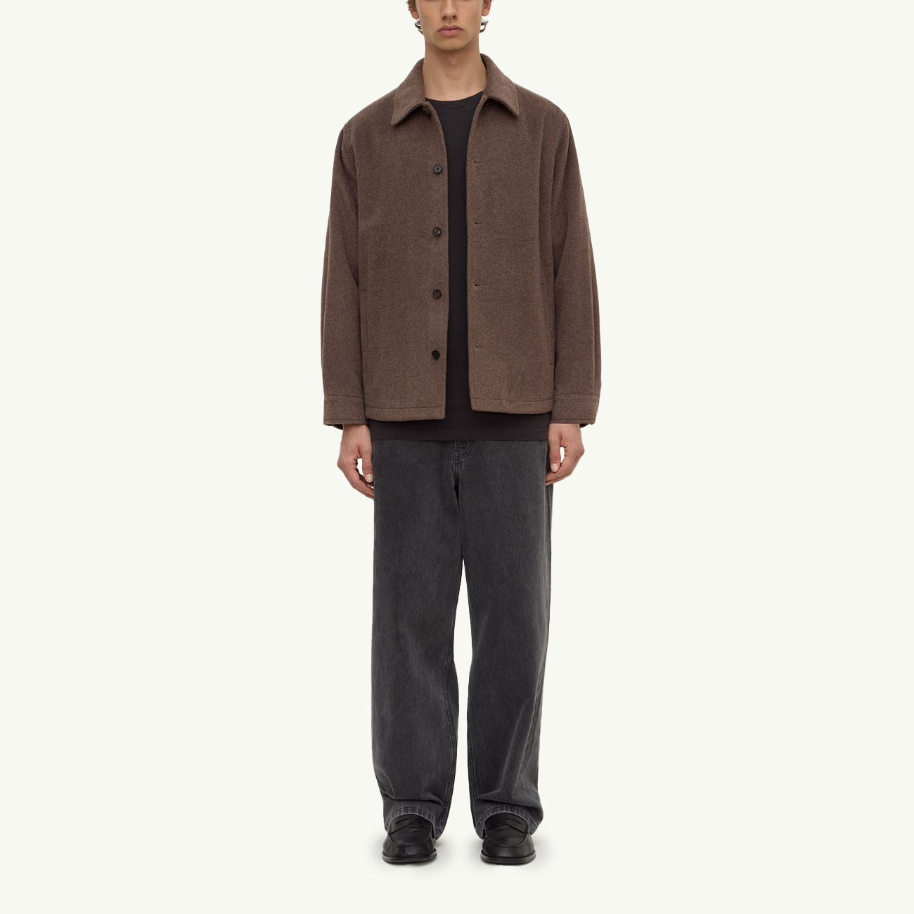 Noah Wool Jacket - Cocoa Marle