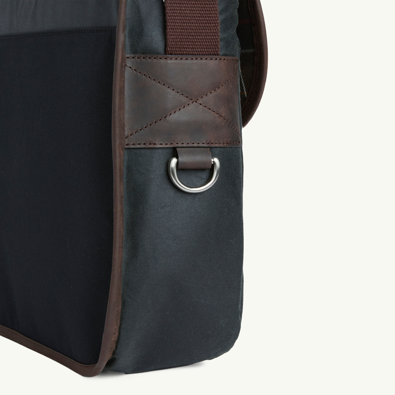 Barbour x A.P.C. Wax Tarras Bag - Dark Sage