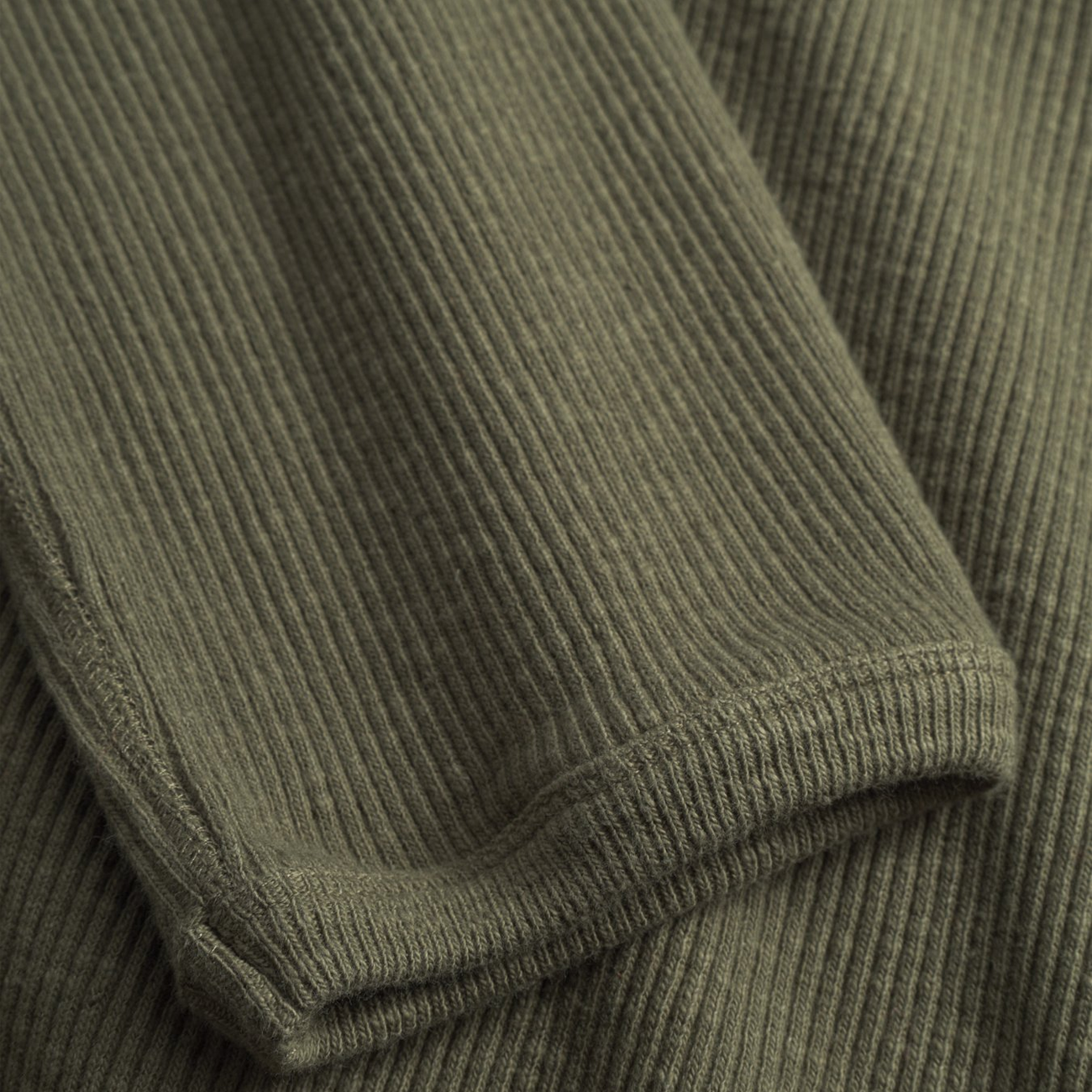 Eske Military Rib LS T-Shirt - Olive Night