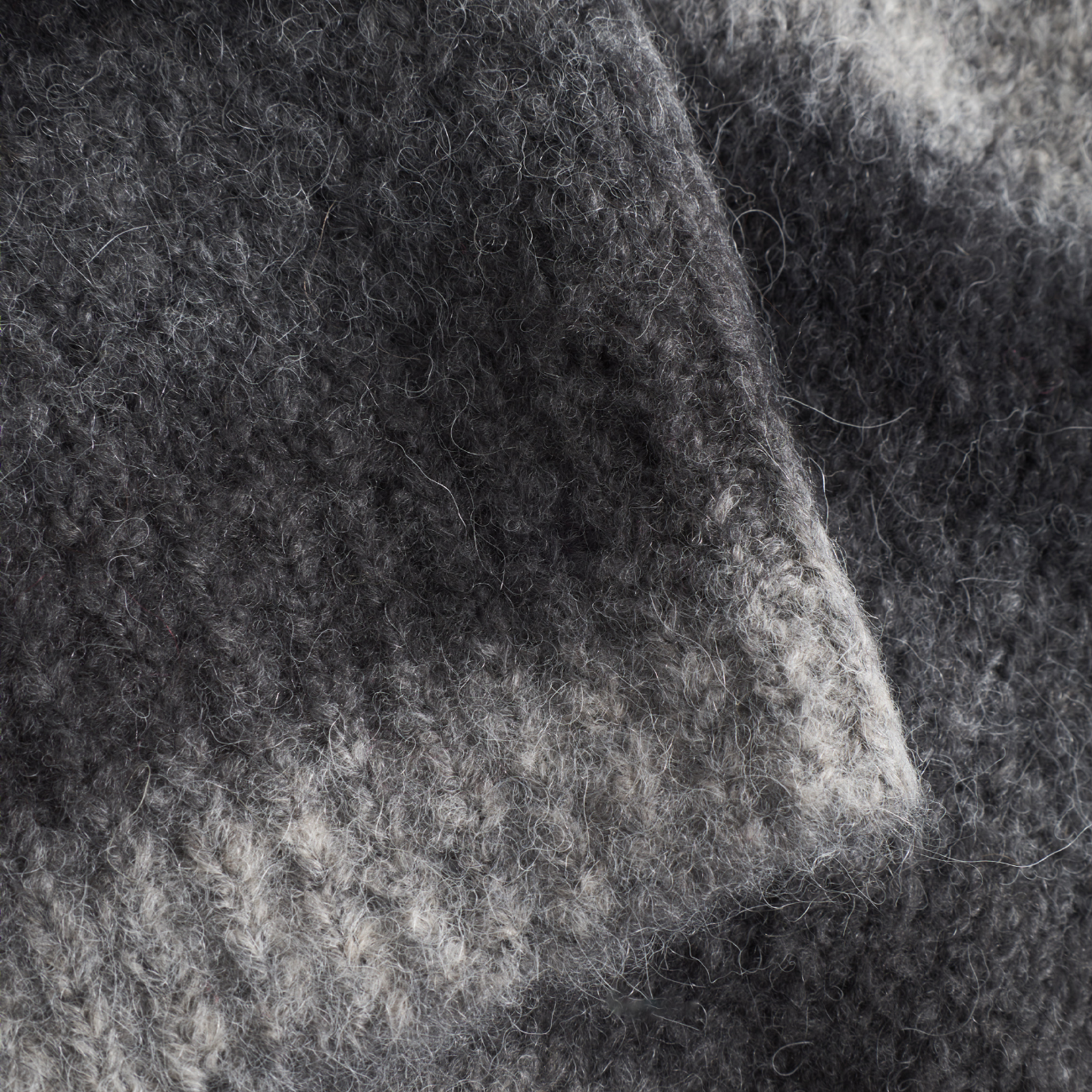 Jonas Gradient Alpaca Sweater - Charcoal Melange