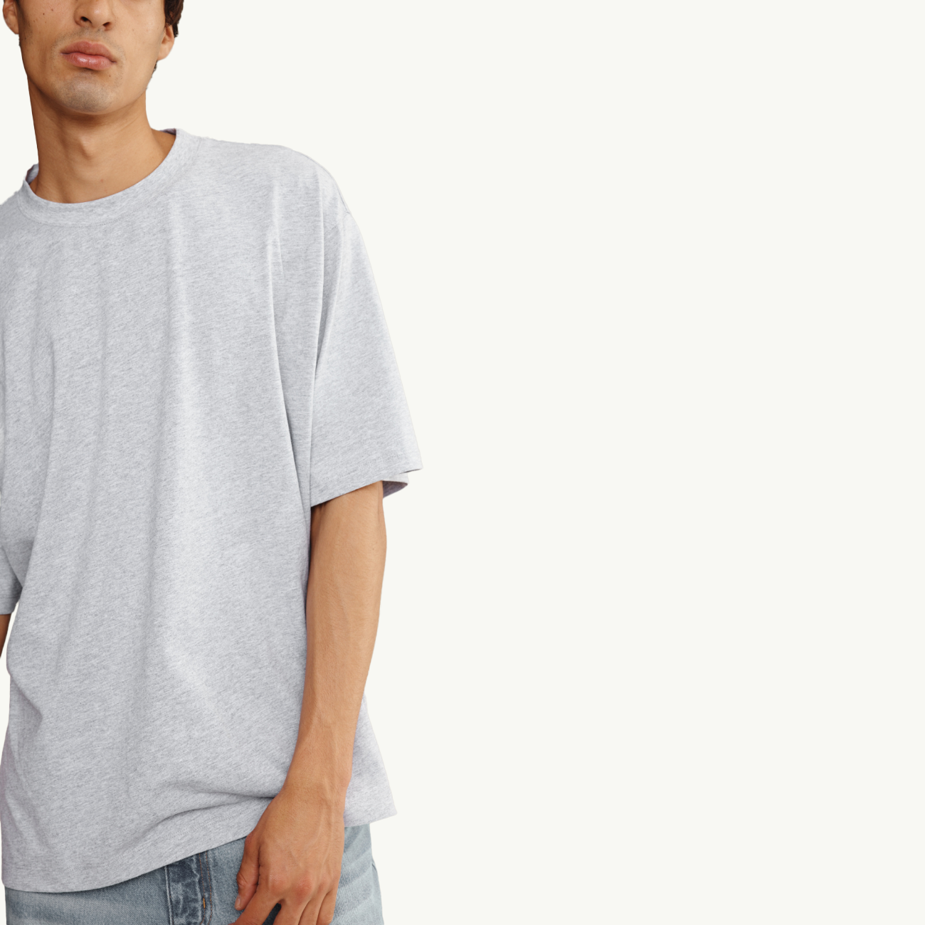 Gill Tee - Grey Marle