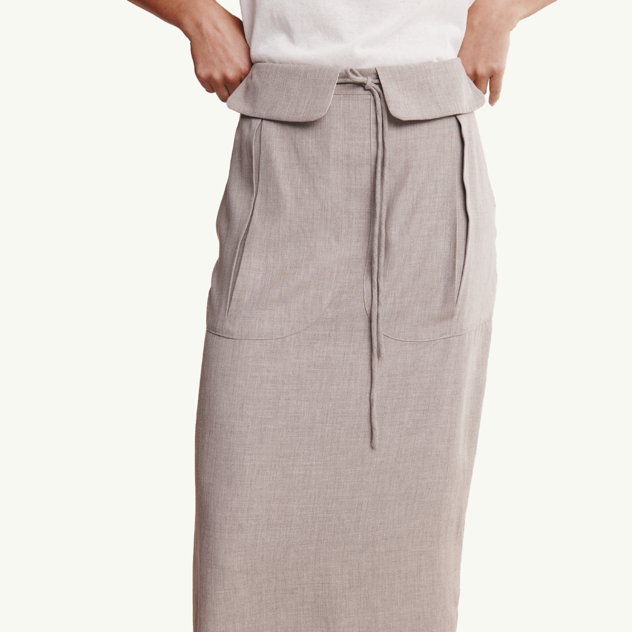 Beca Skirt - Grey Marle