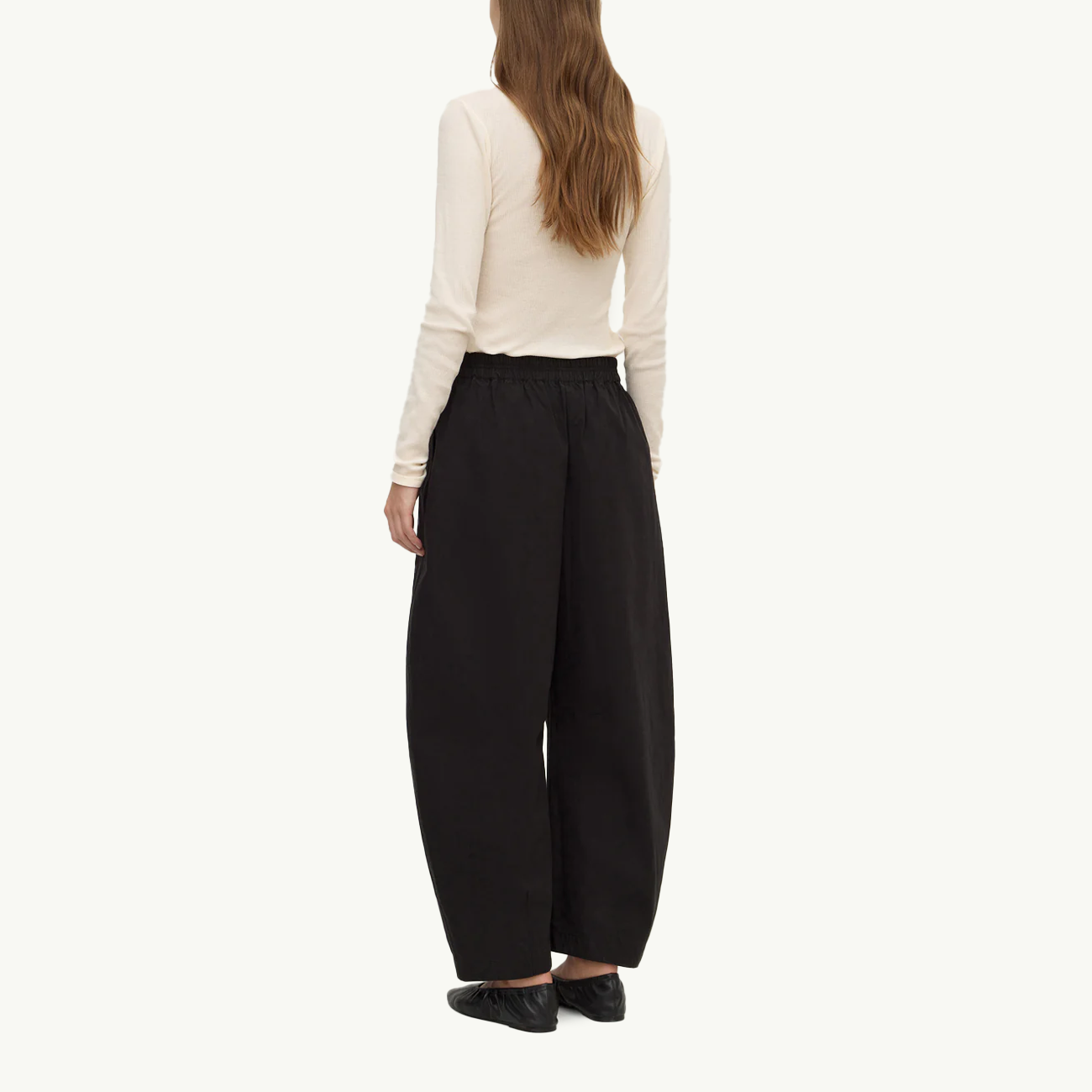 Lola Barrel Pant - Black