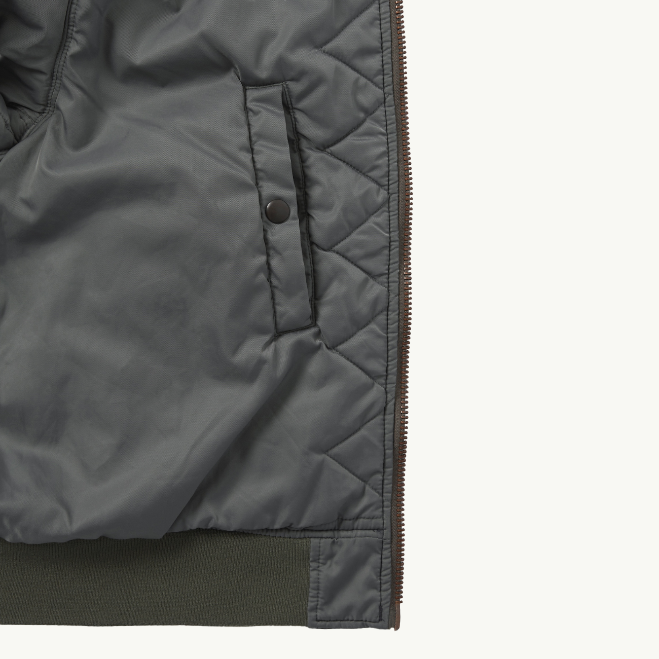 thisisneverthat x Alpha Industries MA-1 Flight Jacket - Gunmetal
