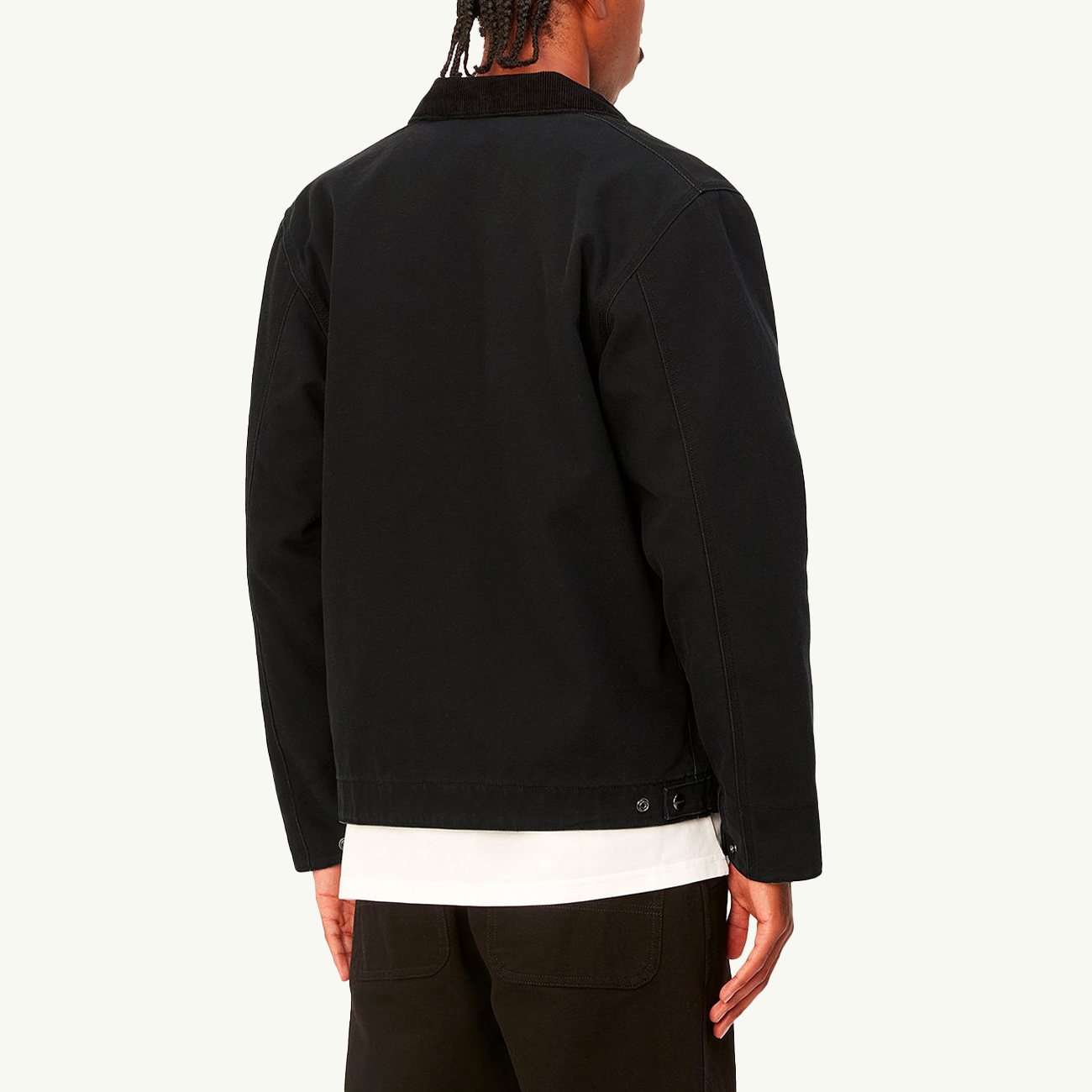 Detroit Jacket - Black/Black Rinsed