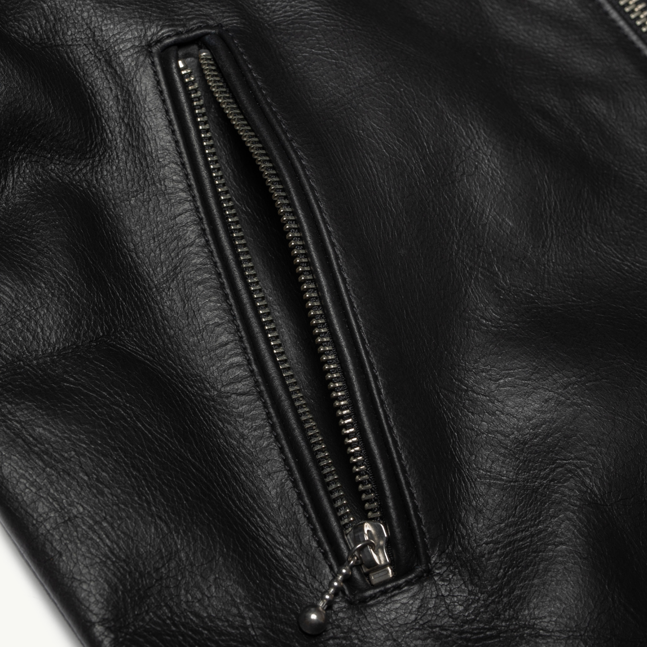 Eddy Rider Leather Jacket - Black