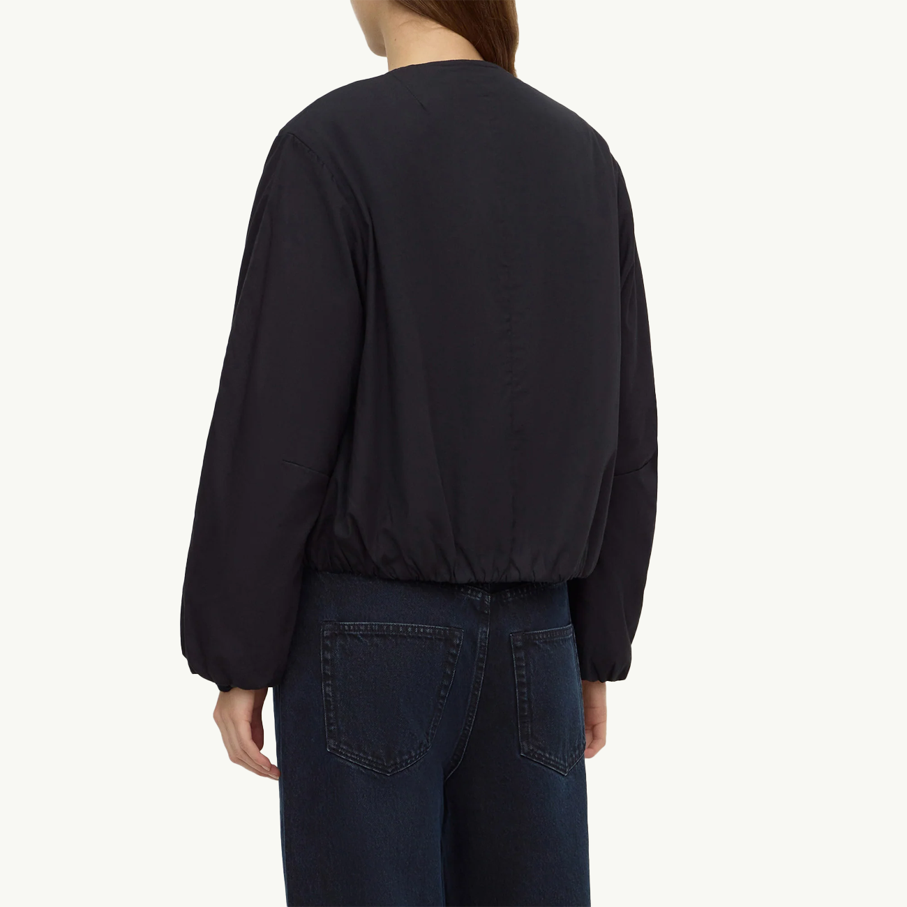 Zoie Padded Bomber Jacket - Navy