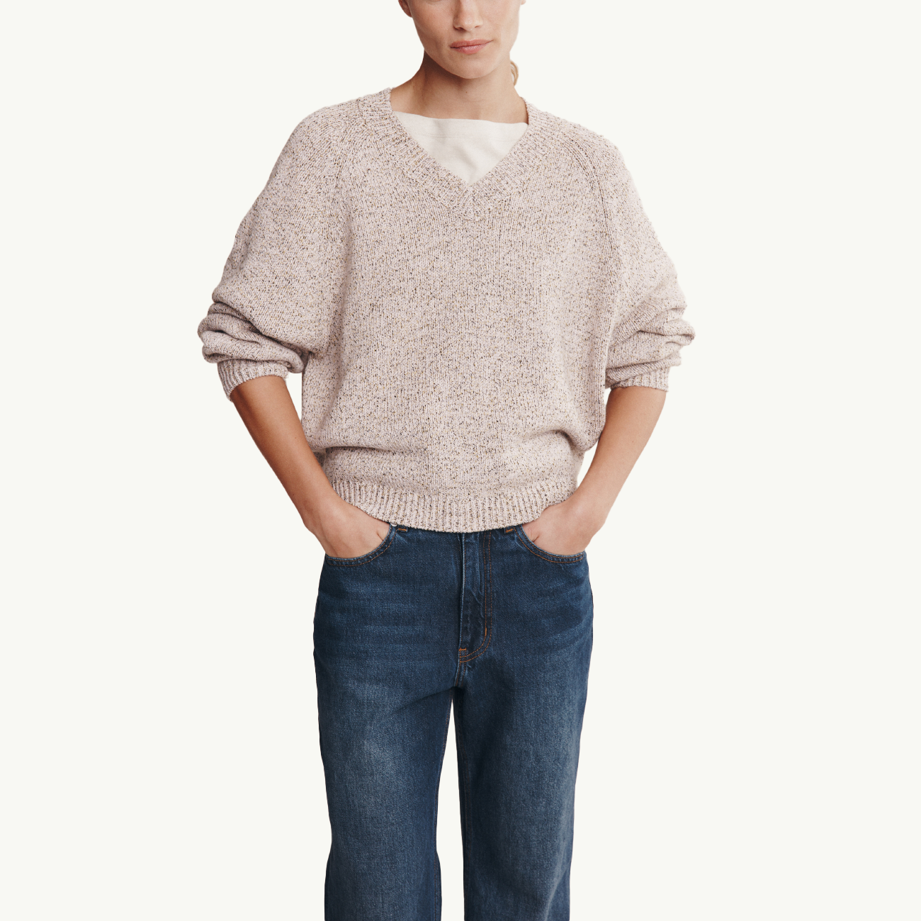 Moss Sweater - Fleur Speckle