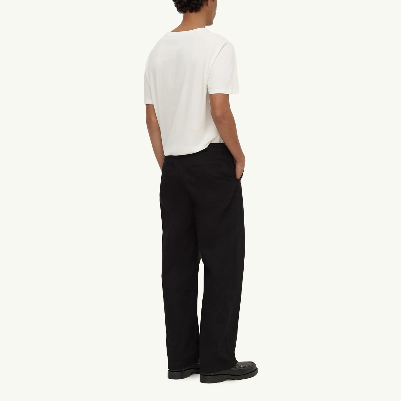 Jonah Pleated Chino - True Black