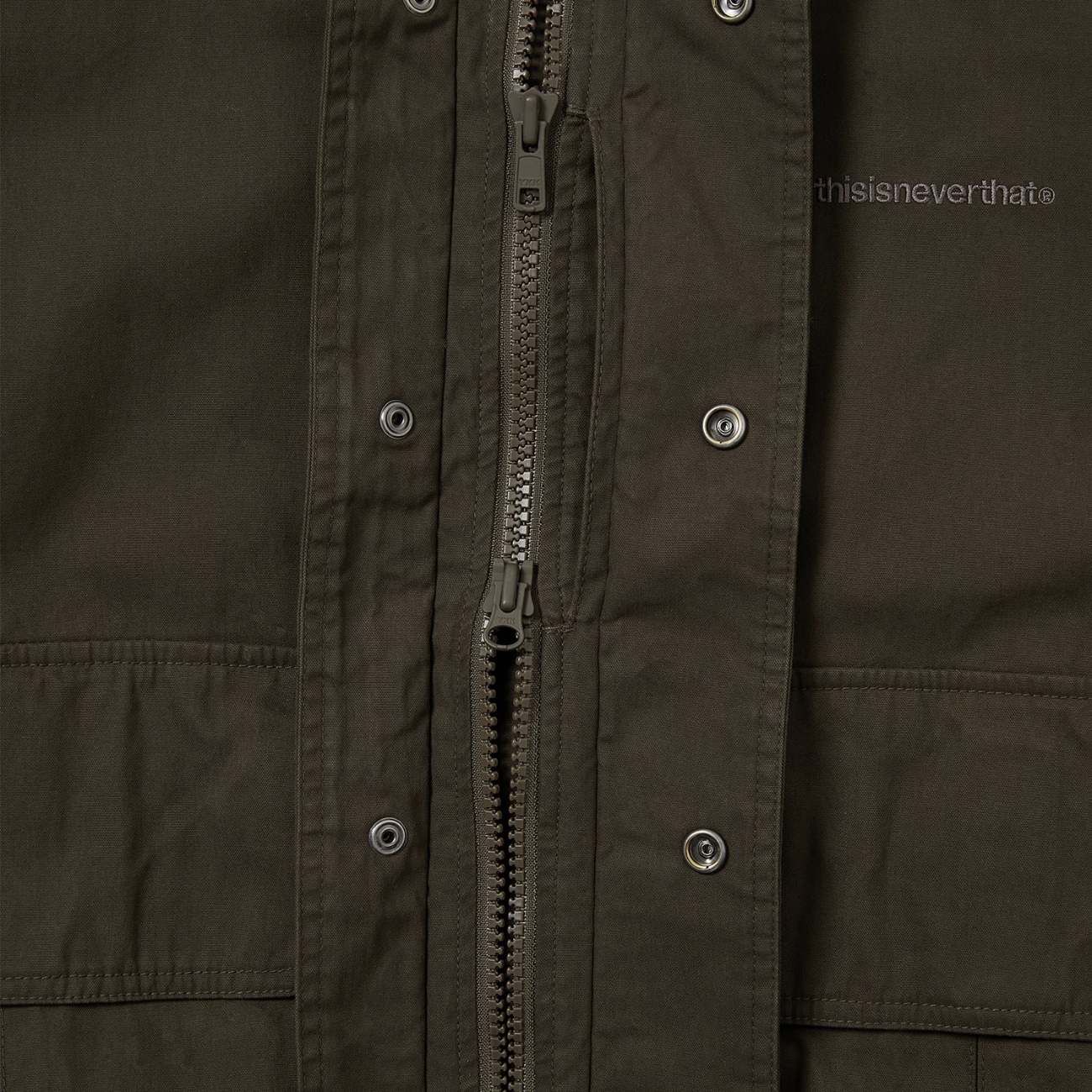 Waxed Field Jacket - Olive