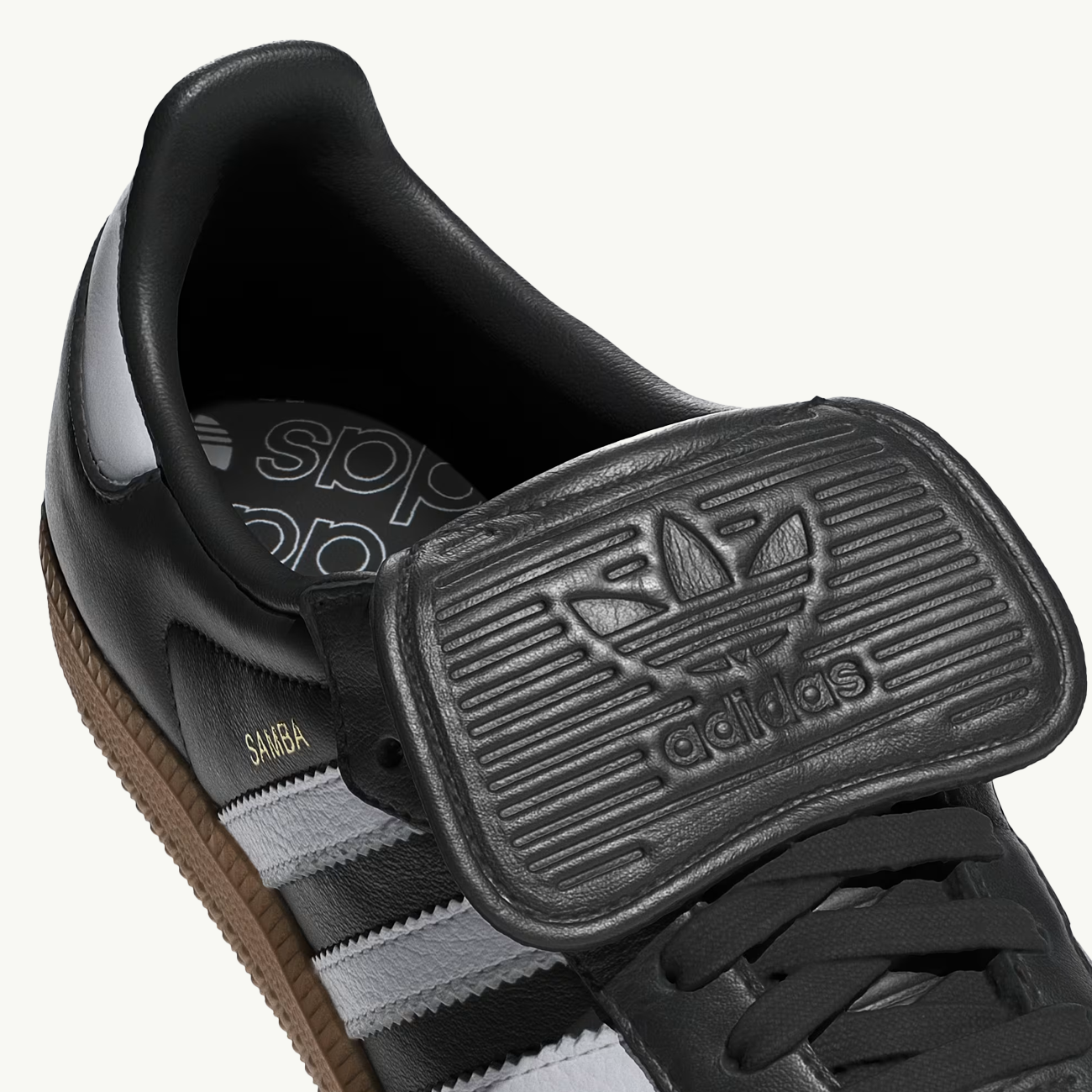 Women's Samba LT - Core Black/White/Gold Metallic