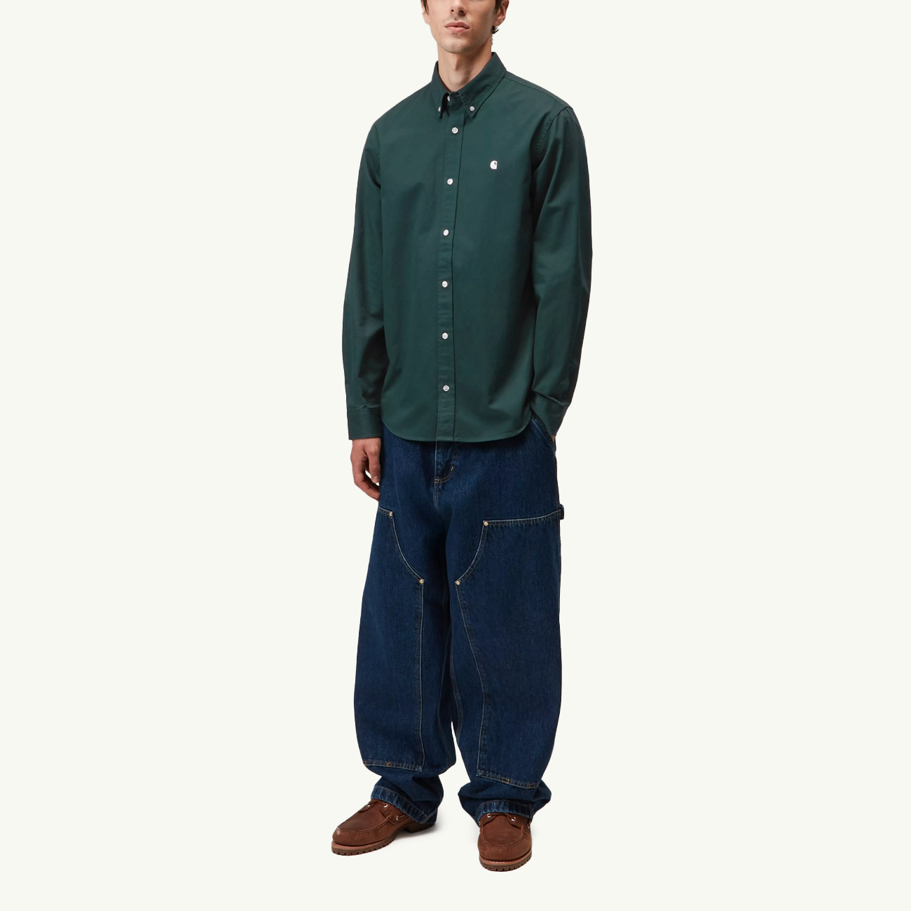 LS Madison Shirt - Dark Fir/Wax