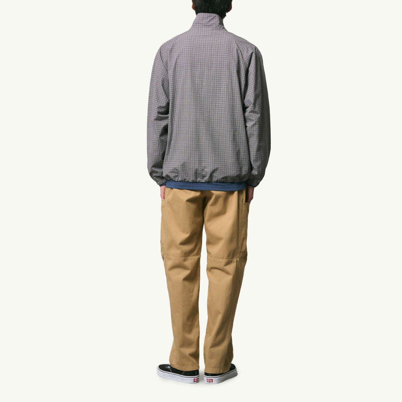 Mini Check Nylon Jacket - Seal Check