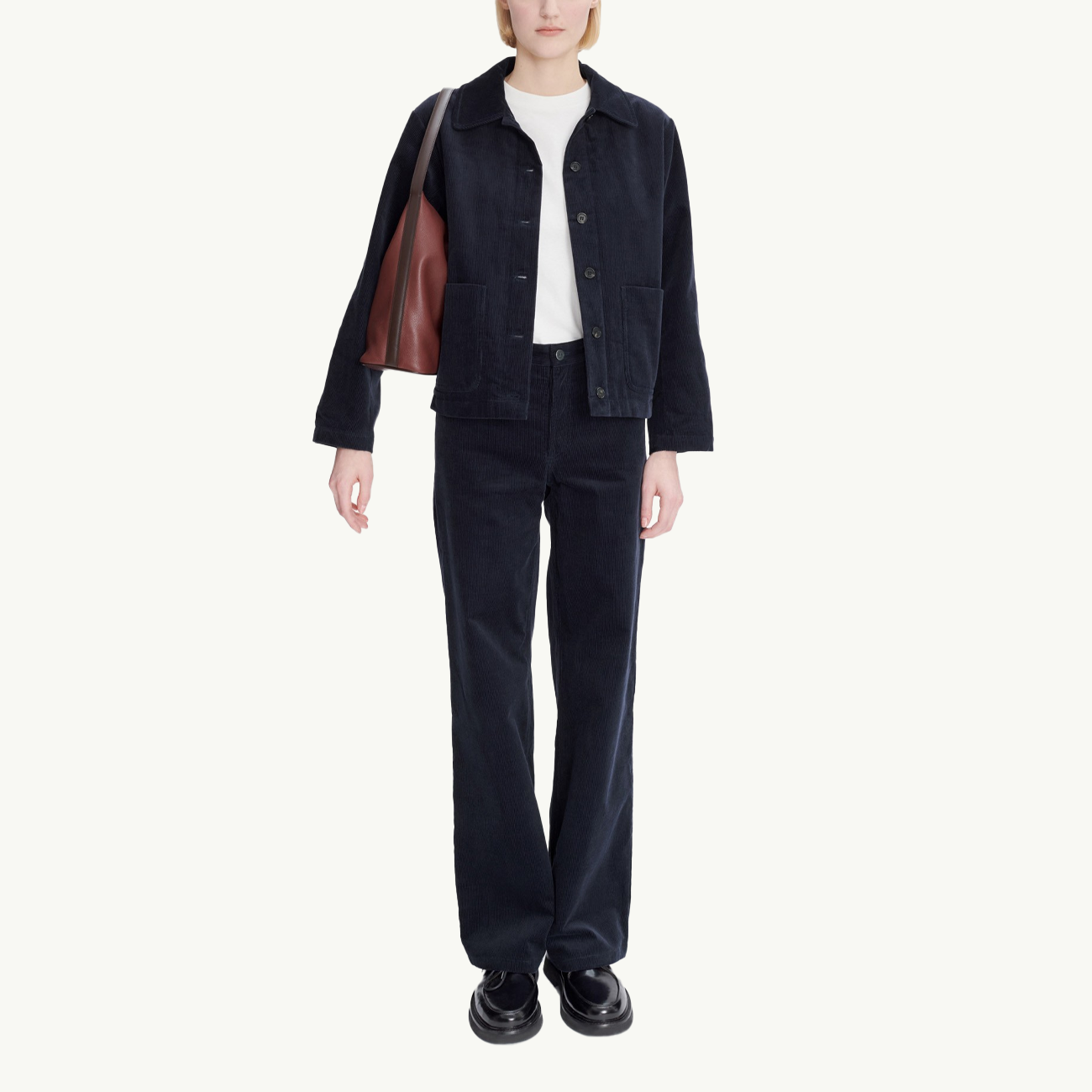 Elisabeth Corduroy Pant - Navy Blue