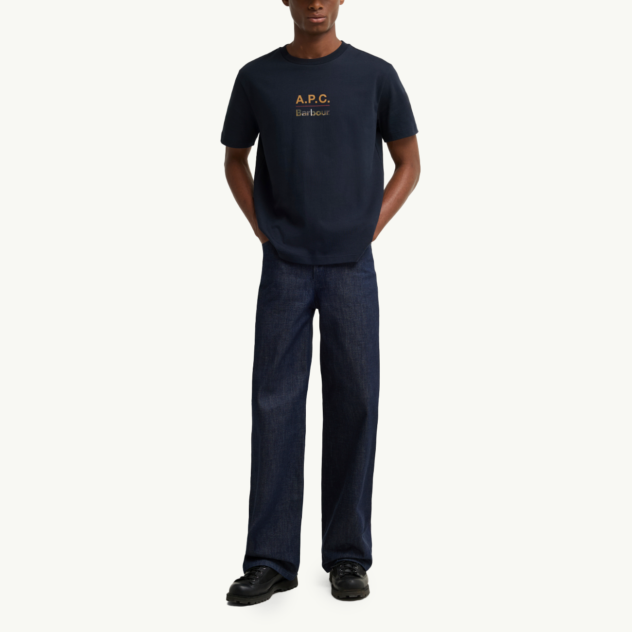 Barbour x A.P.C. T-Shirt - Dark Navy