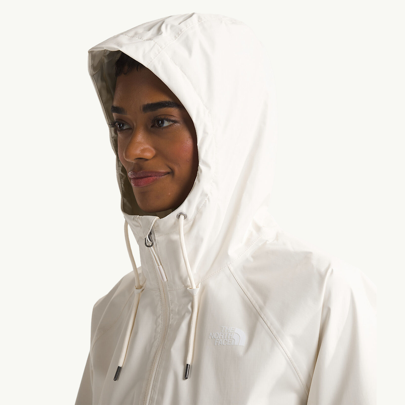 Women's Antora Rain Hoodie - White Dune