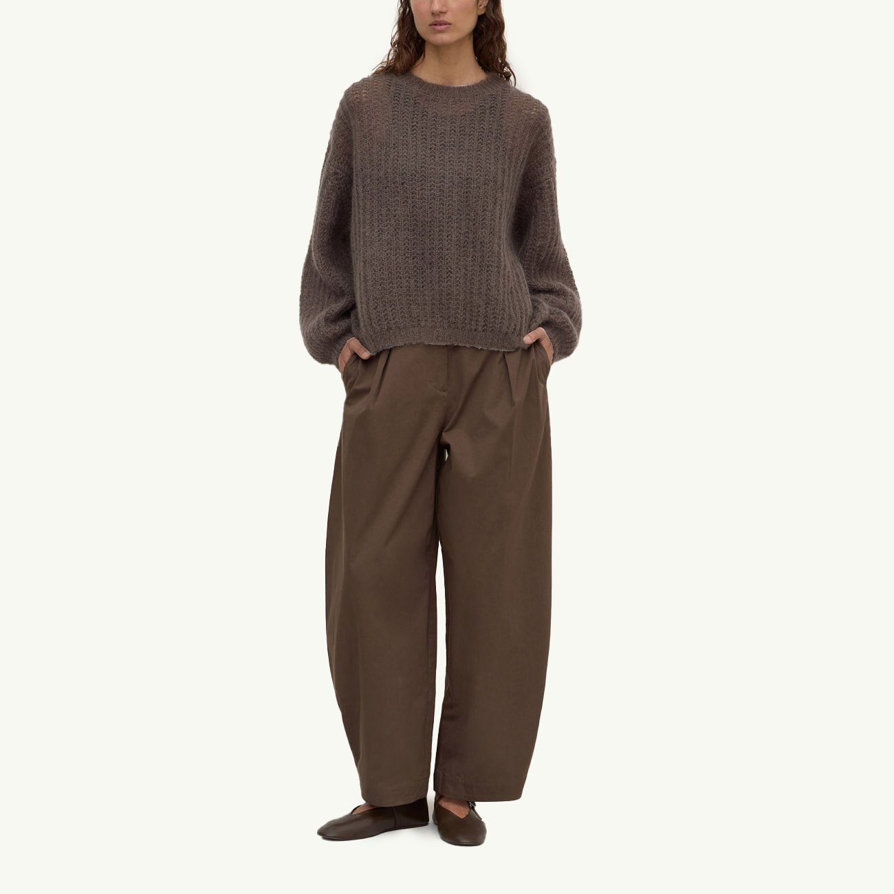 Tulsa Mohair Knit - Bark