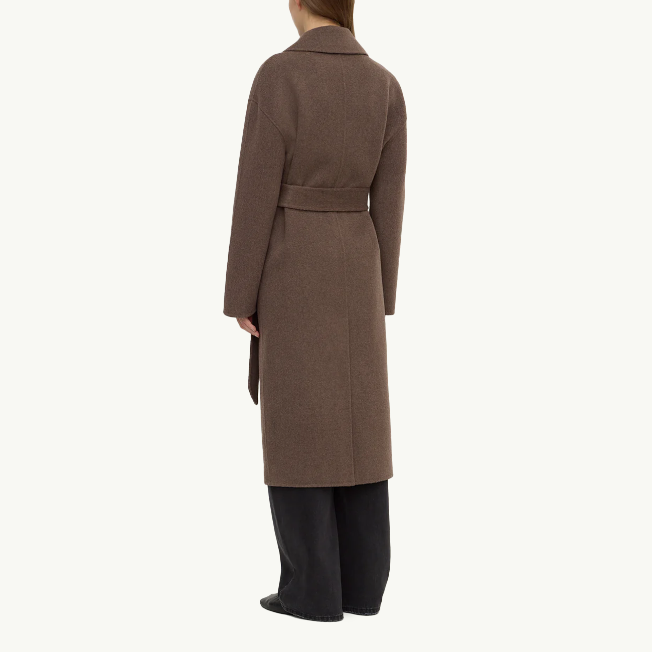 Ivy Wool Coat - Cocoa Marle