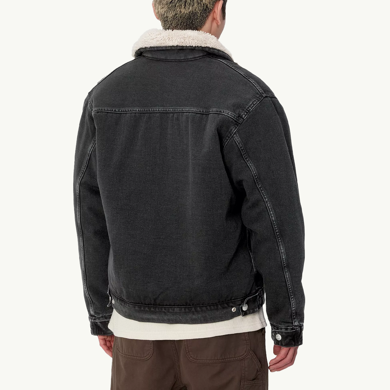 Herald Jacket - Black/Wall Stone Wash