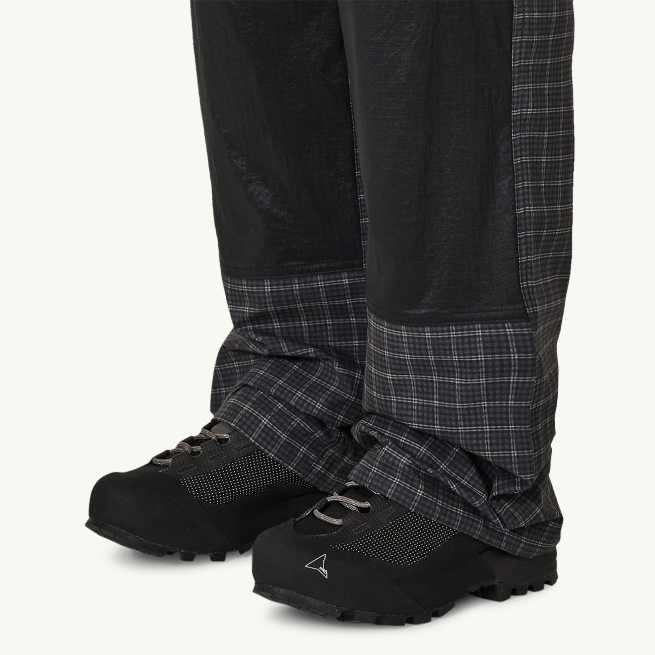 Aair Floweave Printed Check Pants - Anthracite
