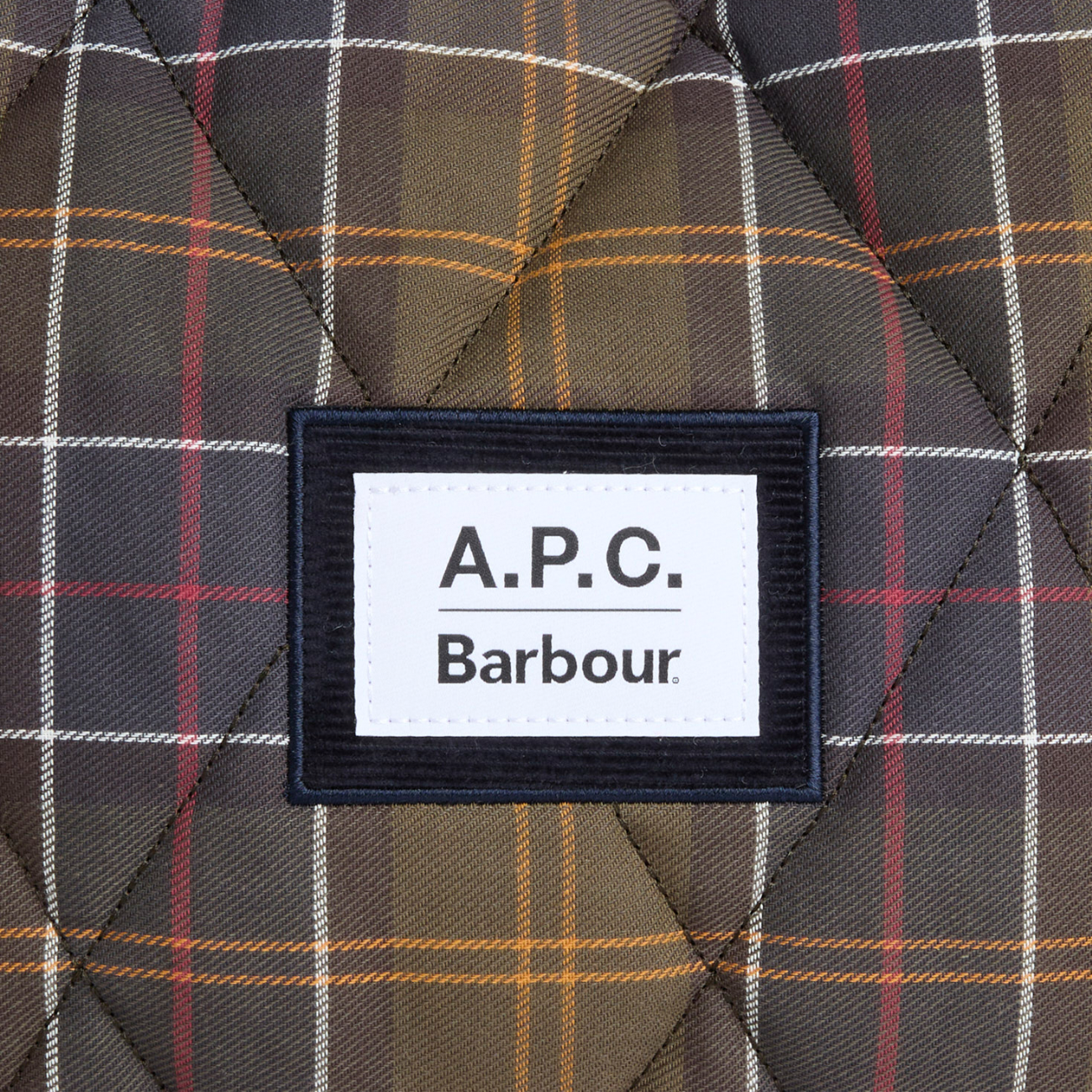 Barbour x A.P.C. Quilted Crossbody Bag - Classic Tartan