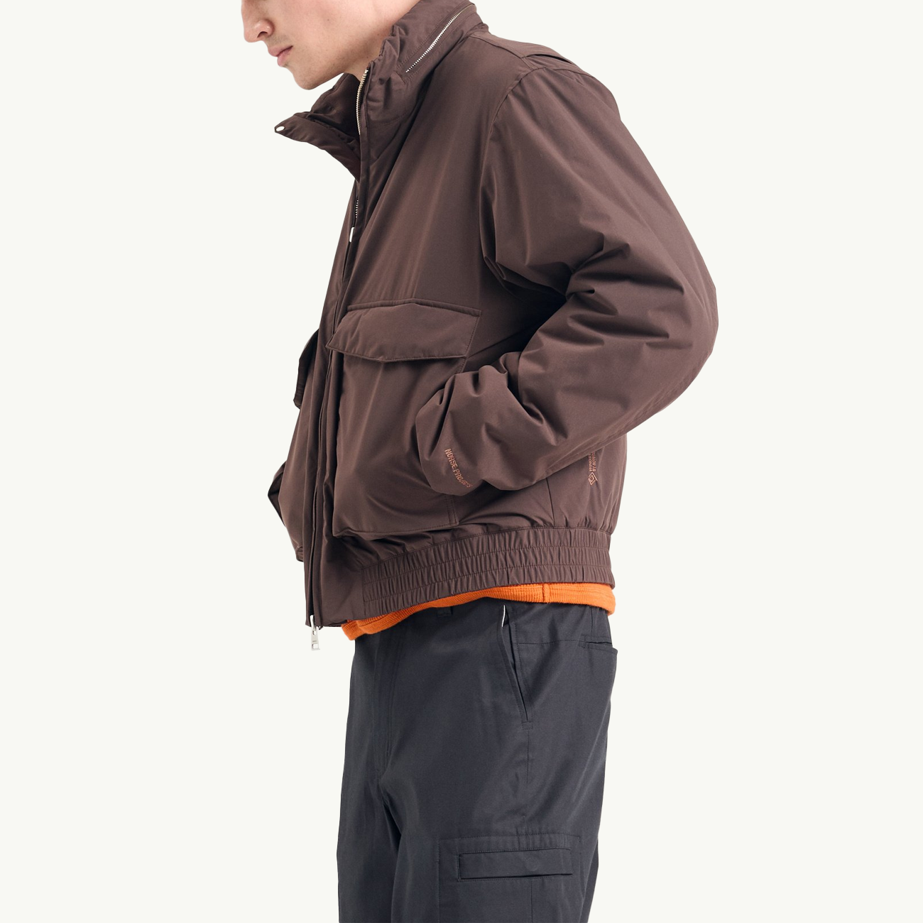 Kastrup Gore-Tex Windstopper Bomber Jacket - Seal Brown