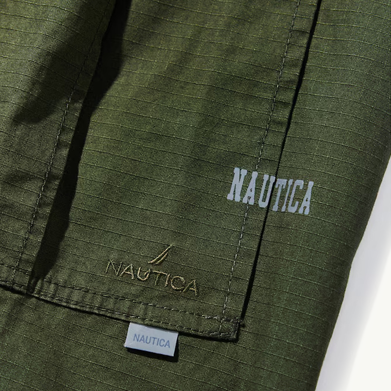 Super Wide Curve Cargo Pants - Green