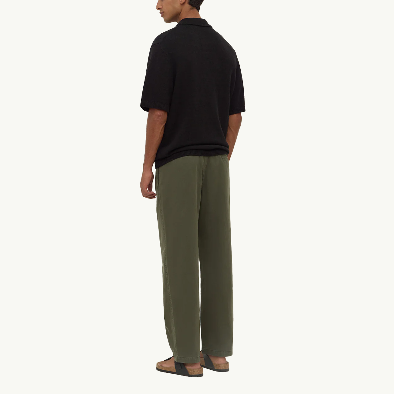 Martin Knit Polo - Black