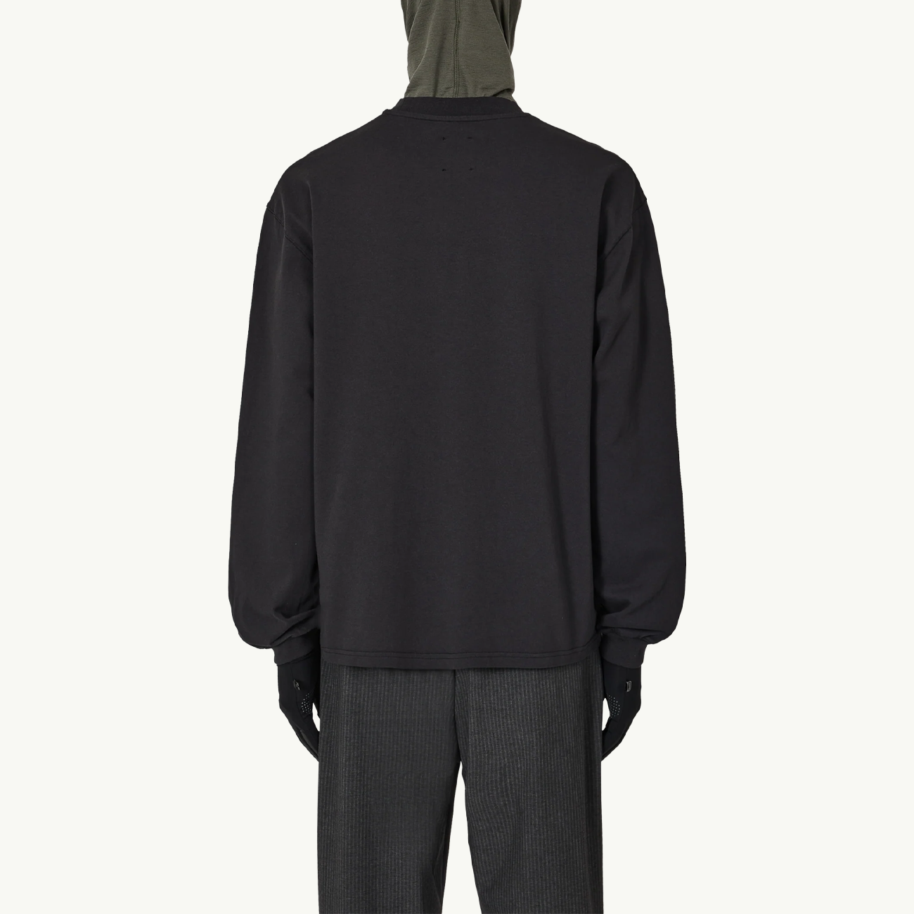 Logo Long Sleeve - Washed Black