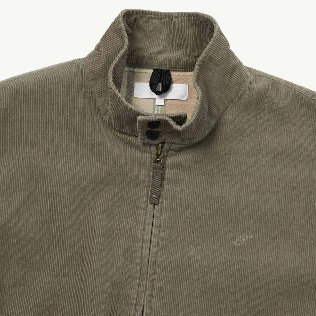 Corduroy Harrington Jacket - Olive Drab
