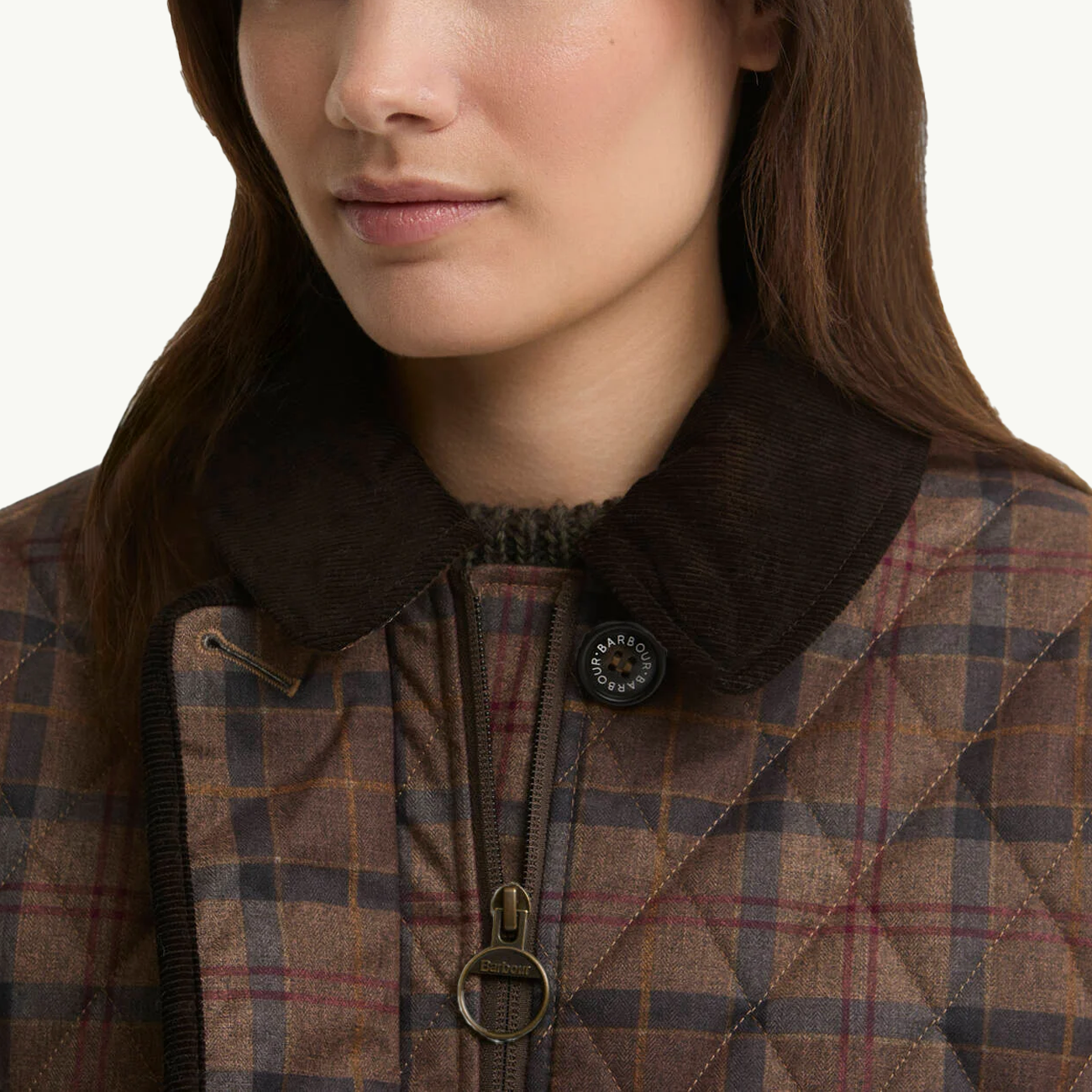 Loudon Quilted Jacket - Muted Tartan