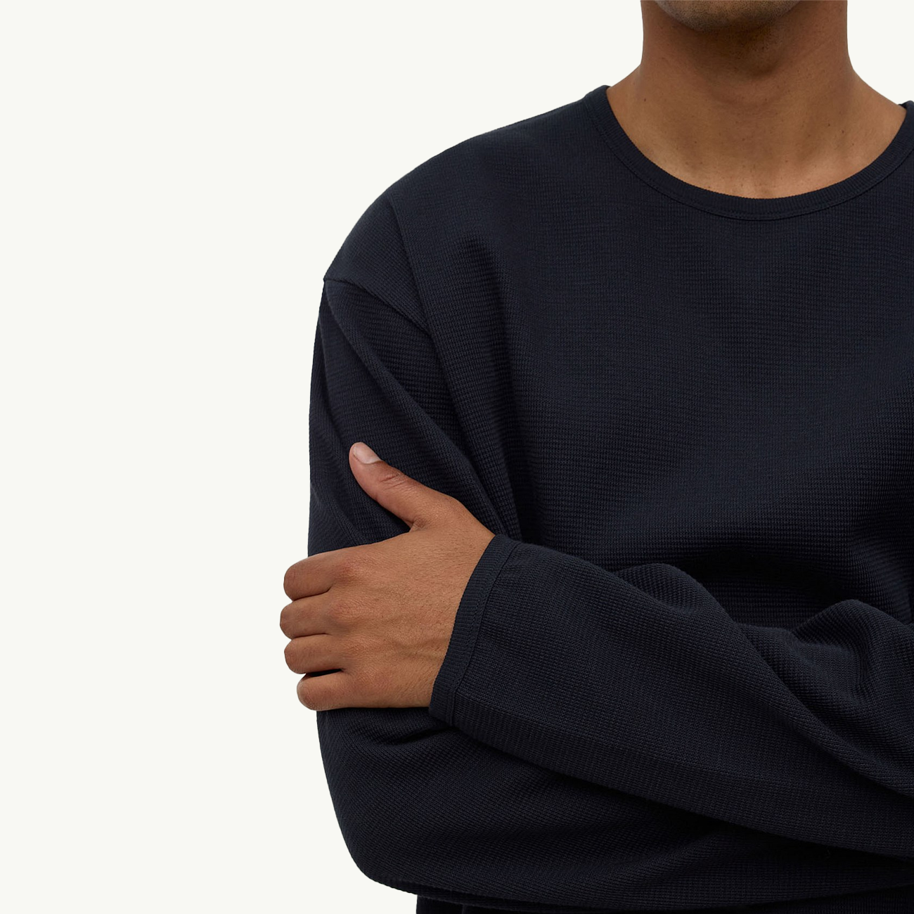 Layne Long Sleeve Tee - True Navy