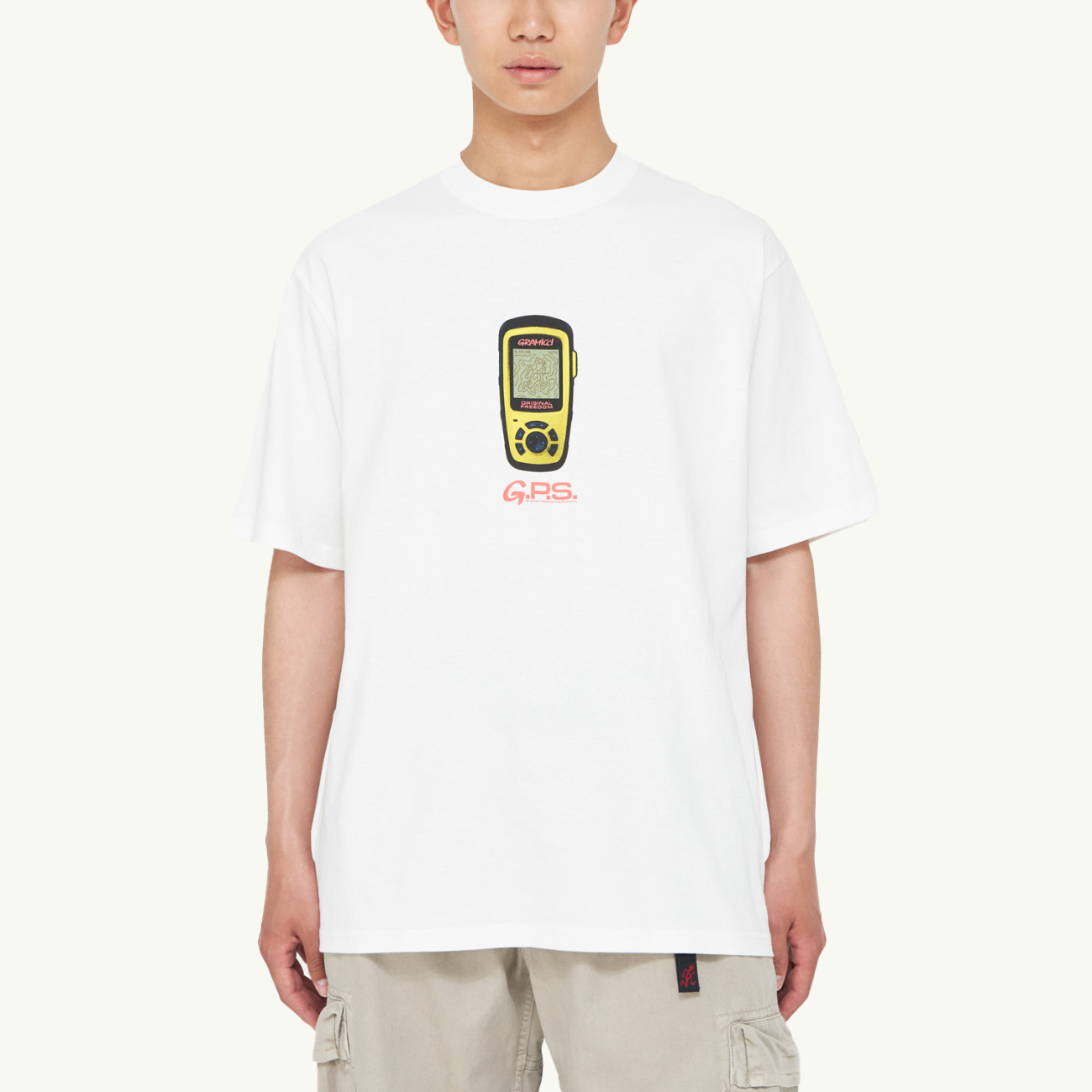 GPS Tee - White