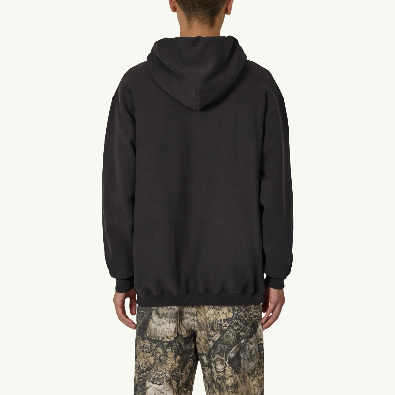 Logo Hoodie - Washed Black