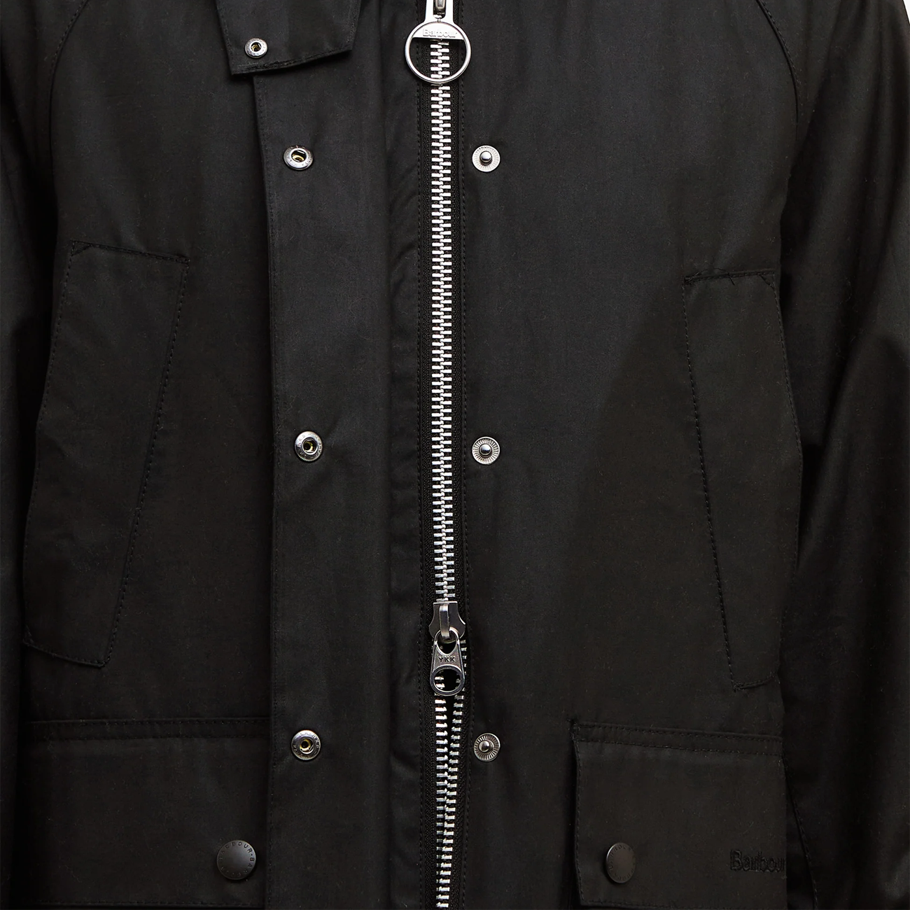Bedale Wax Jacket - Black/Cardinal